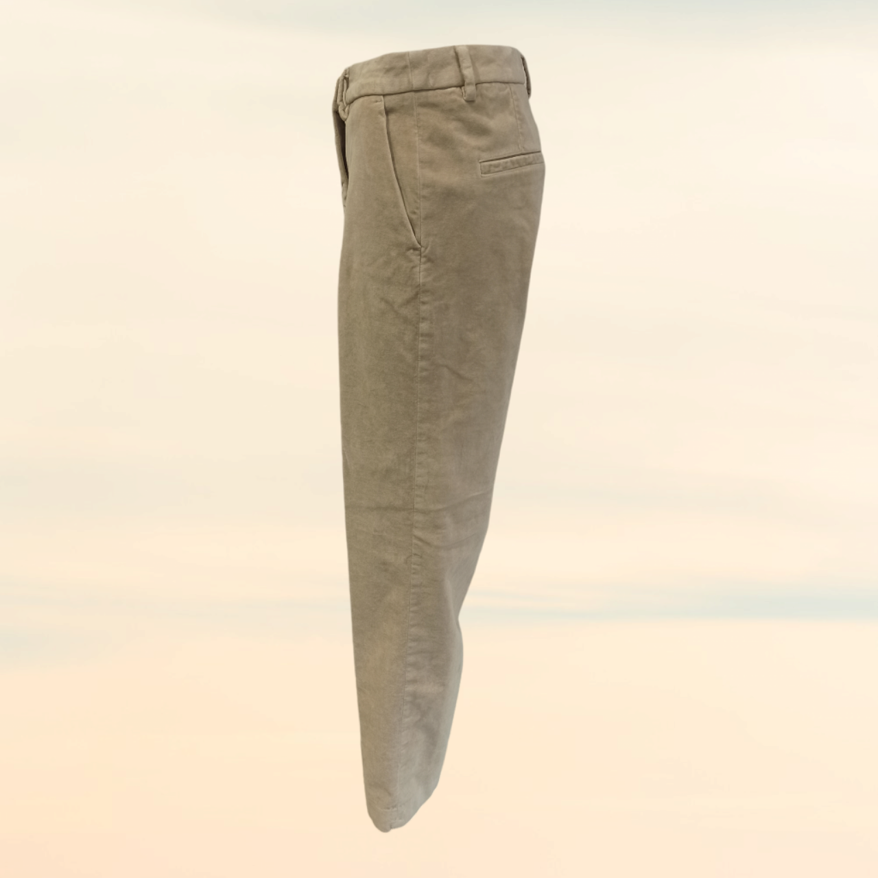 mason's pantalon velours rasé beige