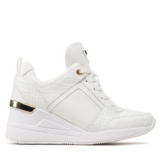 michael kors sneakers compensés blanc