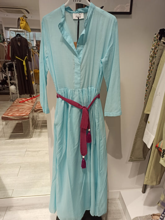 niu robe popeline coton longue