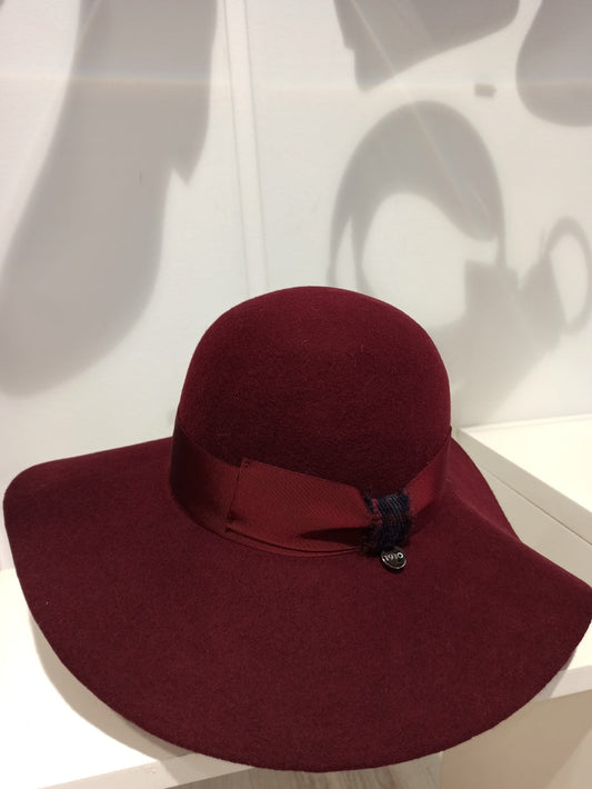 catarzi chapeau prune bordeaux