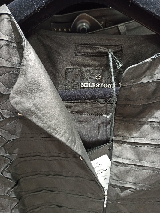 milestone veste cuir seconde peau