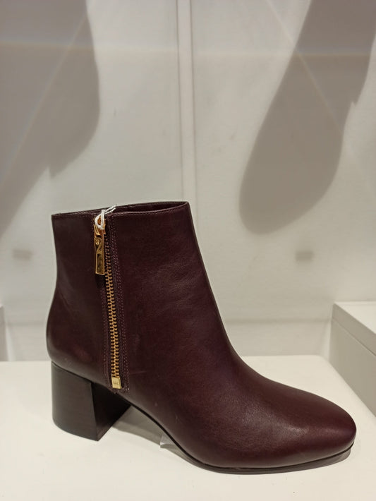 michael kors boots cuir bordeaux