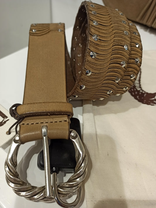 martinica ceintures rock cuir cloutées