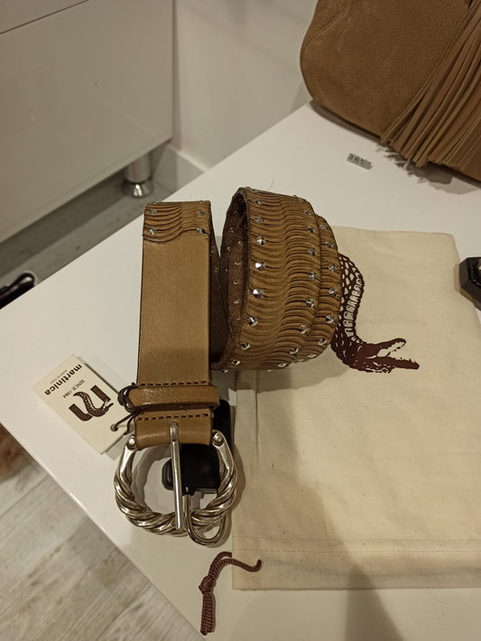 martinica ceintures rock cuir cloutées