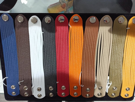 bracelets cuir Berthille maison française avec fermeture pression deux crans en plusieurs couleurs