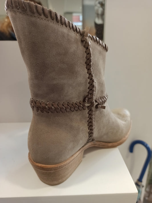 fru.it boots cuir nubuck taupe style amérindiens