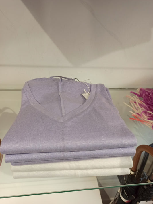 notshy t -shirt emilie fresh mint et lilas