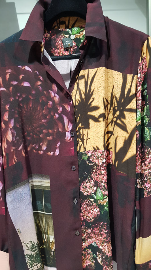 paul smith chemisier bordeaux