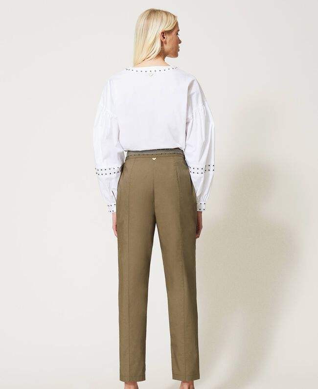 twinset pantalon taille haute