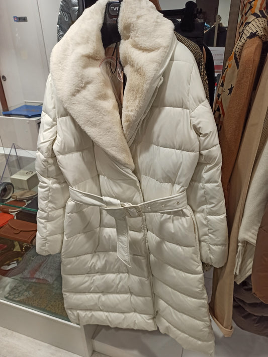 twinset manteau blanc