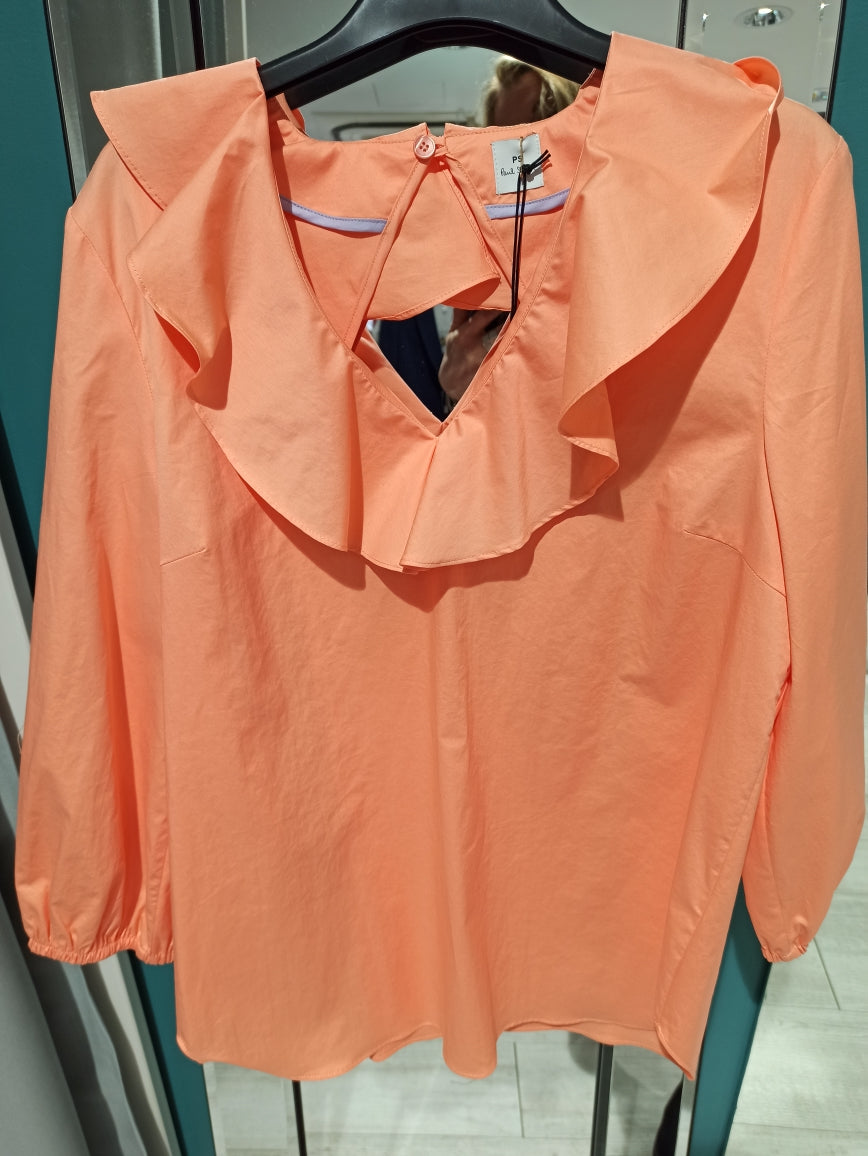 paul smith chemisier coloris melon