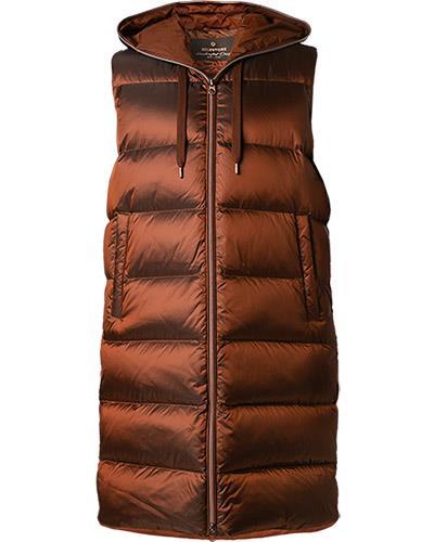 milestone doudoune longue shiny sans manches