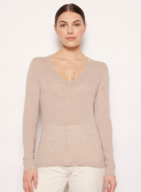 notshy tee-shirt manches longues col v vanda