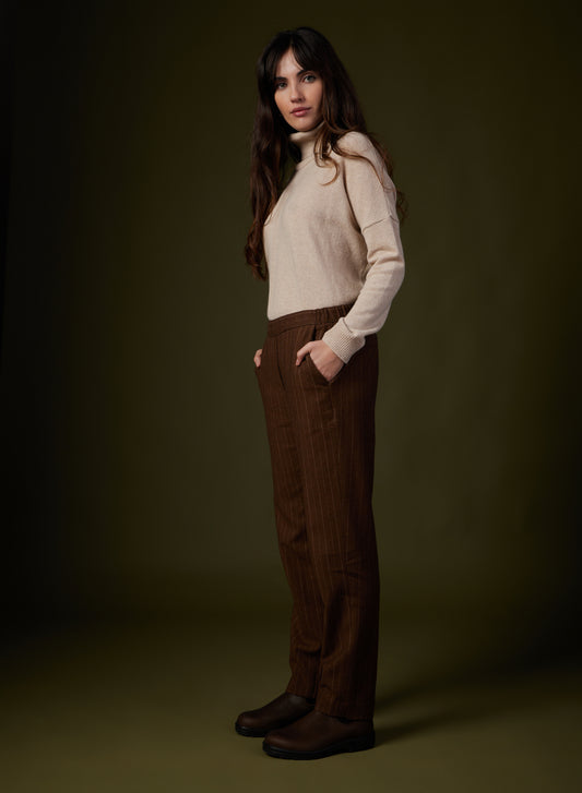 diega pantalon chocolat grandes tailles disponibles