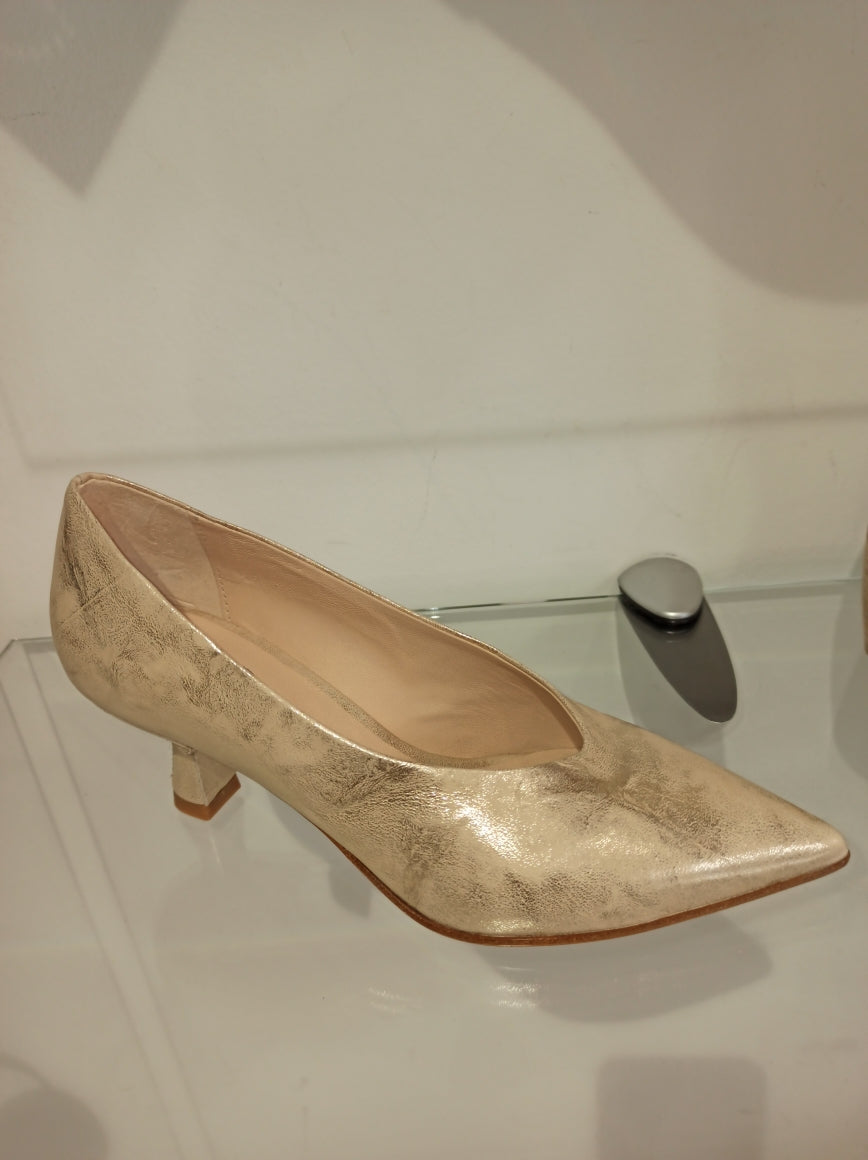 Escarpins Isabella Sergio Todzi - Talons Hauts Avec Papillon Doré, Taille UK 4, Neuf Avec étiquettes