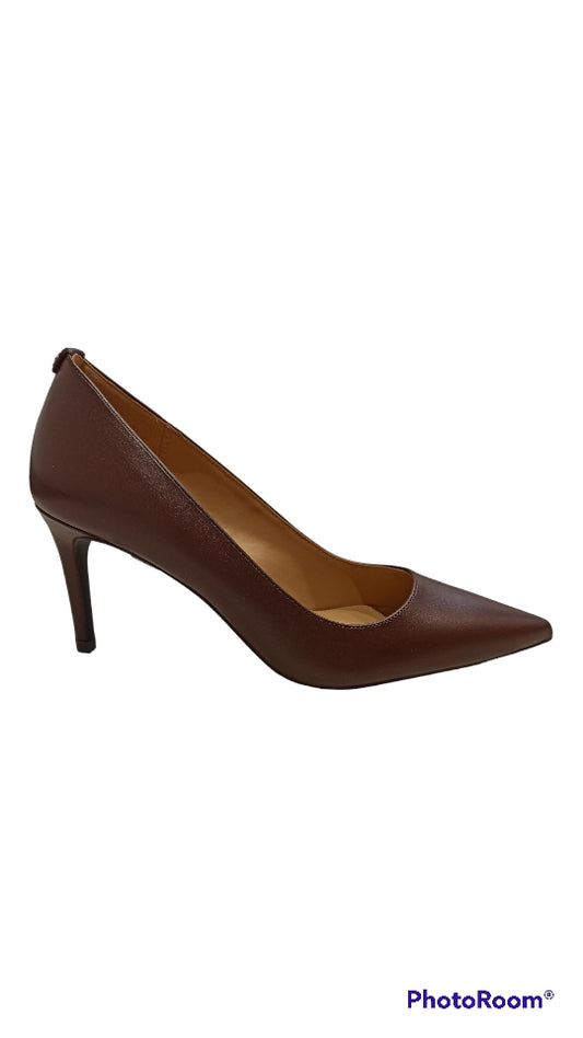 michael kors escarpins cuir marron ultra souple