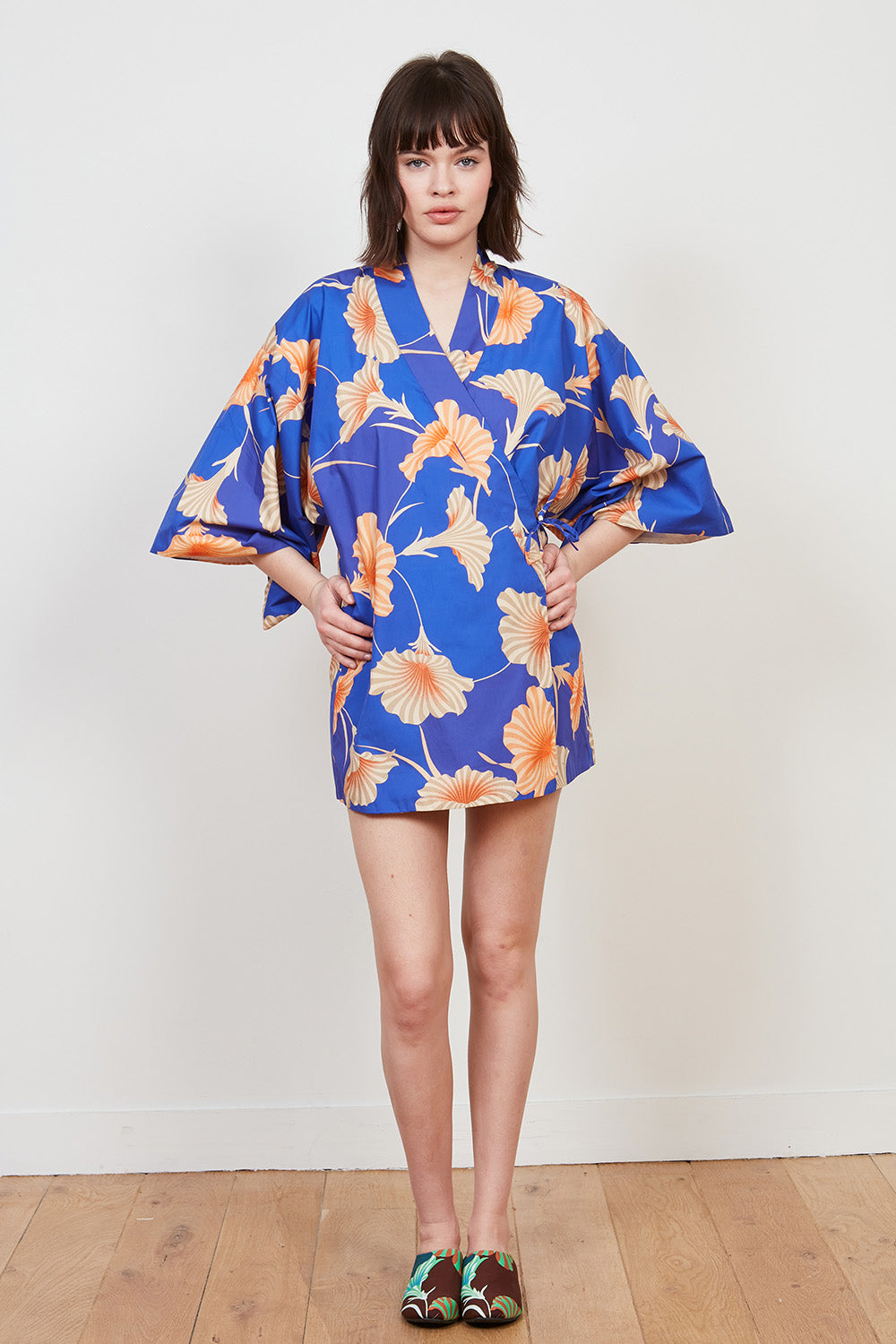 paul & joe pyjama kimono court en coton yoko