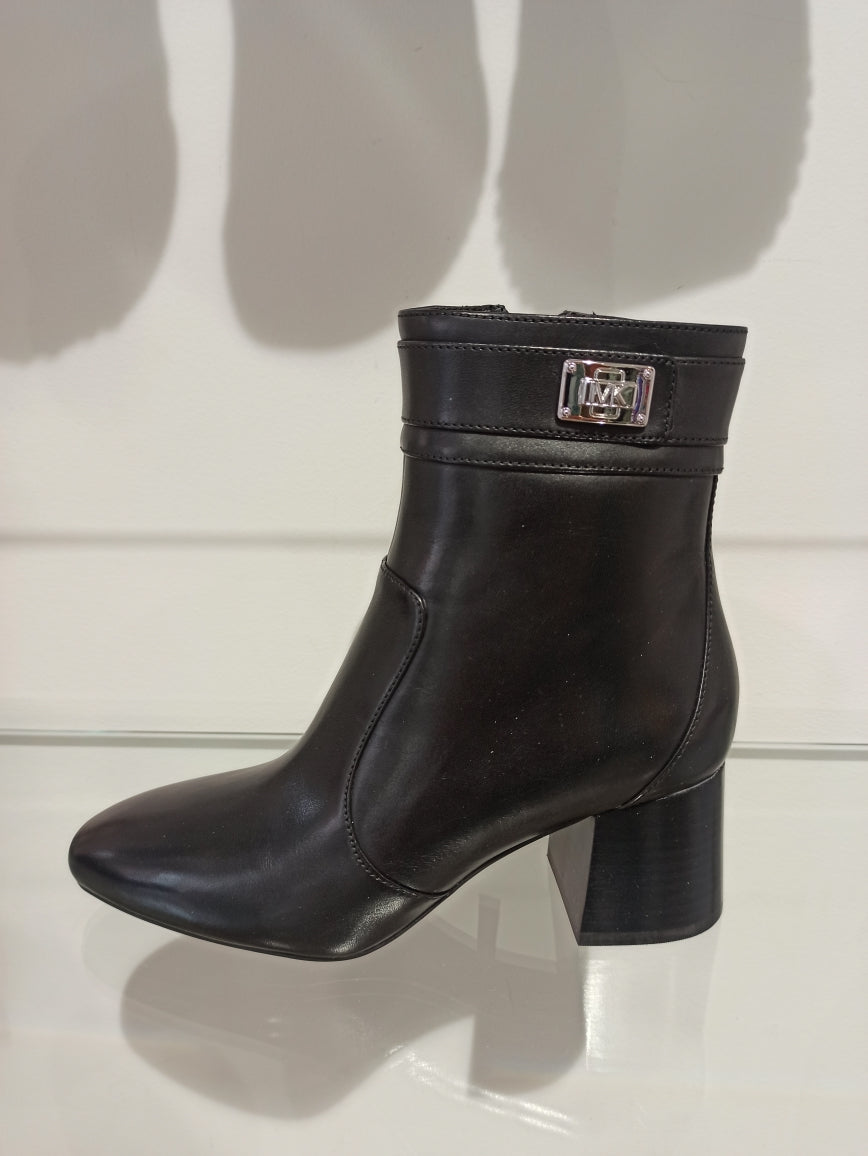 michael kors bottines  noires  talon carré