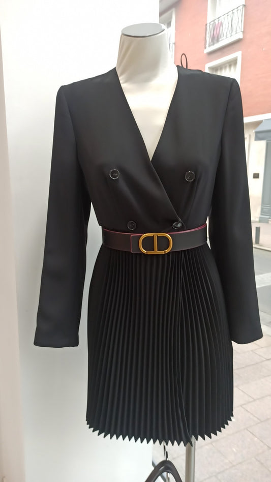 twinset  robe courte  noire