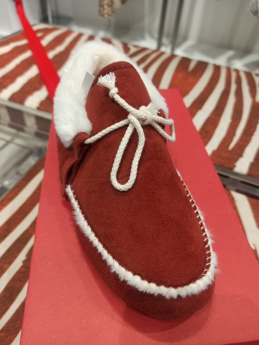 soir et matin chaussons mocassin indien