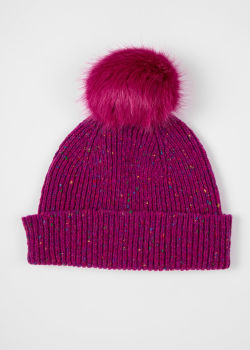 paul smith bonnet laine fuschia