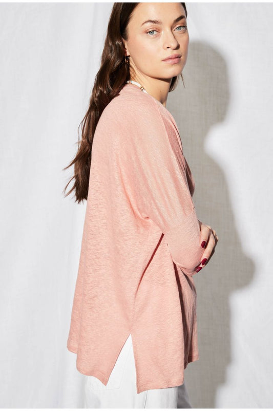 notshy tee-shirt poncho col v emilie la vie en acidulé