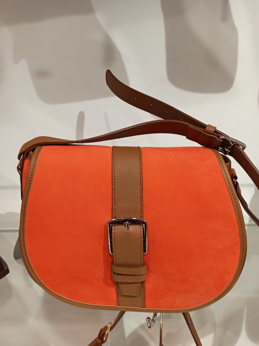 berthille besace st honoré nubuck pomodoro