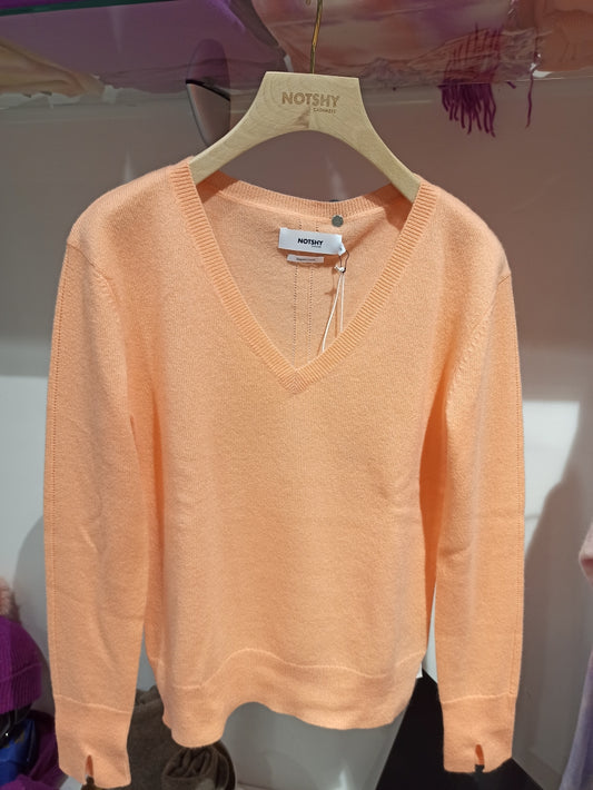 notshy pull valeria cachemire abricot